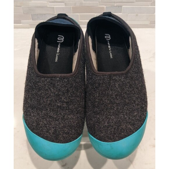 mahabis Shoes - Mahabis Classic Gray Felt Shearling Detachable Slipper Women Size 39/ US 8